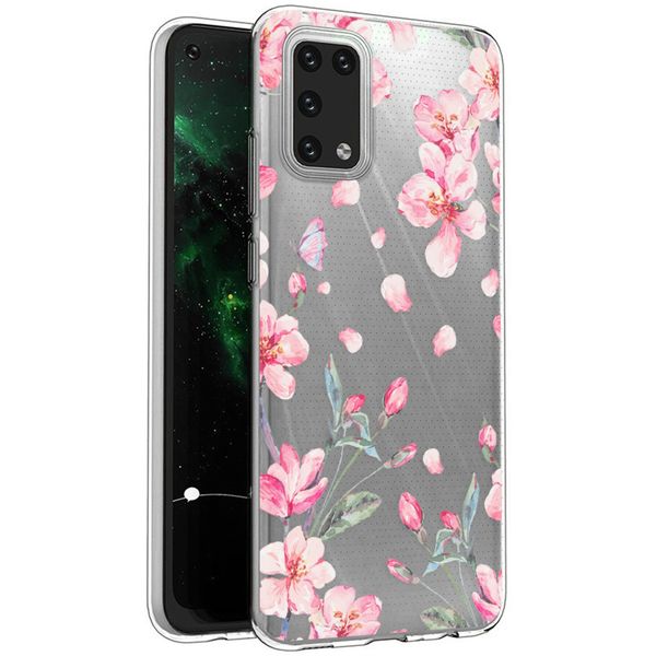 imoshion Design Hülle Samsung Galaxy A02s - Blume - Rosa