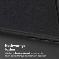 Accezz MagSafe Leather Backcover Apple iPhone Air - Onyx Black