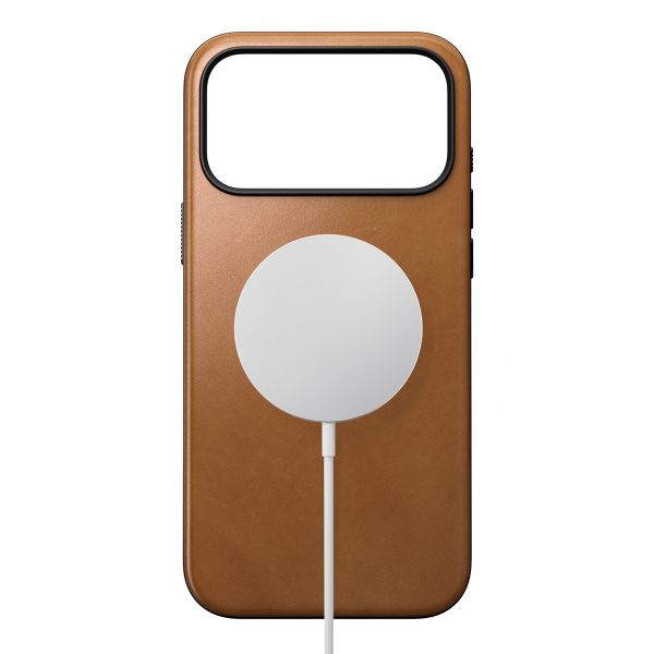 Nomad Modern Leather Case mit MagSafe Apple iPhone 17 Pro Max - English Tan