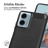 imoshion Brushed Back Cover Motorola Moto G04 / G24 - Schwarz