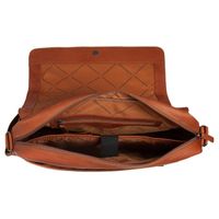 The Chesterfield Brand Richard Laptoptasche 15-15.6 Zoll - Umhängetasche - Echtes Leder - Cognac