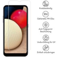 Selencia Displayschutz aus gehärtetem Glas Samsung Galaxy A02s / A03(s)