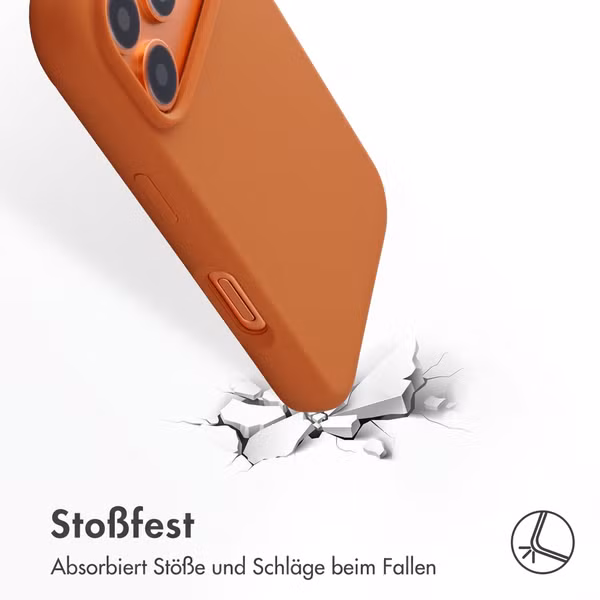 Accezz Liquid Silikoncase mit MagSafe Apple iPhone 18 Pro Max / 17 Pro Max - Orange