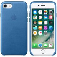 Apple Leder-Case Blau für das Apple iPhone SE (2022 / 2020) / 8 / 7
