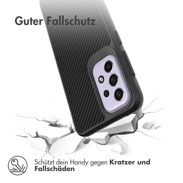 imoshion Rugged Hybrid Carbon Case Samsung Galaxy A33 - Schwarz