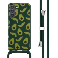 imoshion SilikonHülle design mit Band Samsung Galaxy S21 - Avocado Green