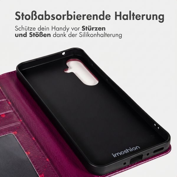 imoshion Design Klapphülle Samsung Galaxy A16 - Crush Check Coral Dust