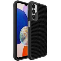 imoshion Rugged Hybrid Carbon Case für das Samsung Galaxy A15 (5G/4G) - Black / Carbon