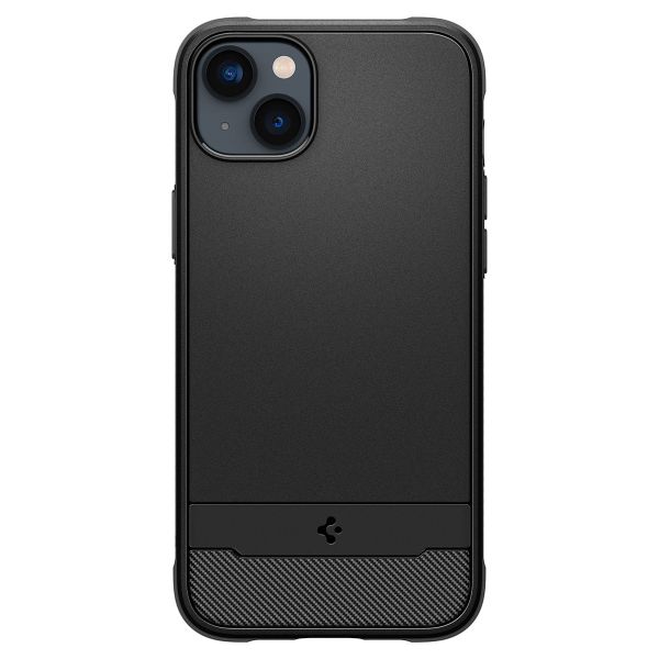 Spigen Rugged Armor Backcover MagSafe für das iPhone 14 Plus - Schwarz