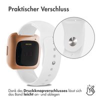 imoshion Silikonband Sport für das Fitbit Versa 2 / Versa Lite - Weiß