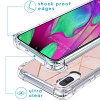 imoshion Design Hülle mit Band für das Samsung Galaxy A40 - Pink Graphic