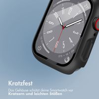 imoshion Full Cover Hard Case für Apple Watch Series 7 / 8 / 9 - 41 mm - Schwarz