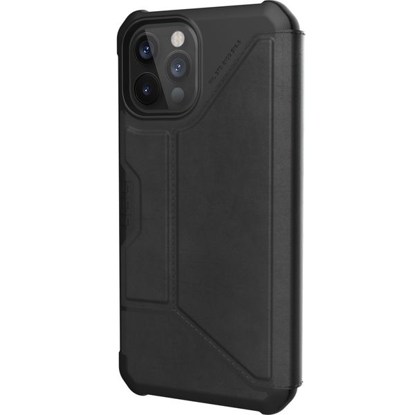 UAG Metropolis Klapphülle iPhone 12 Pro Max - Leather Black