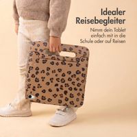 imoshion Kinder­sicheres Design Backcover mit Griff Samsung Galaxy Tab A11 Plus / A9 Plus - Panthermuster
