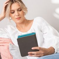 imoshion Vegan Leather Klapphülle Kobo Nia - Hellblau