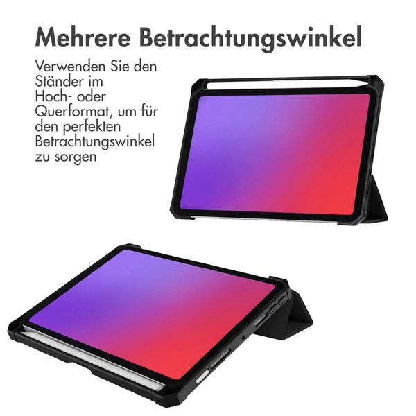 imoshion Trifold Hardcase Klapphülle Apple iPad Mini 7 (2024) / iPad Mini 6 (2021) - Schwarz