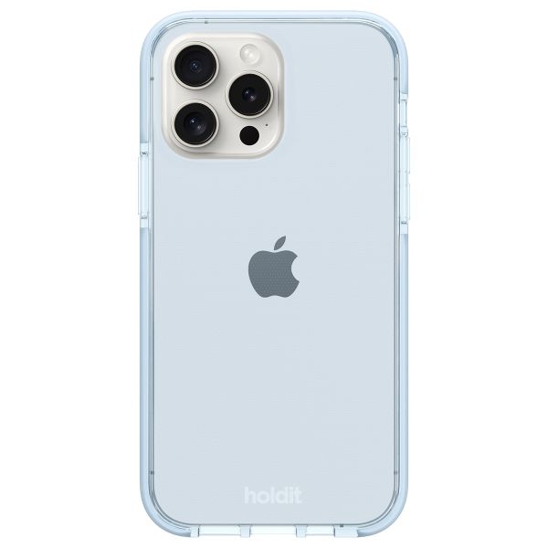Holdit Seethru Case Apple iPhone 15 Pro - Mineral Blue