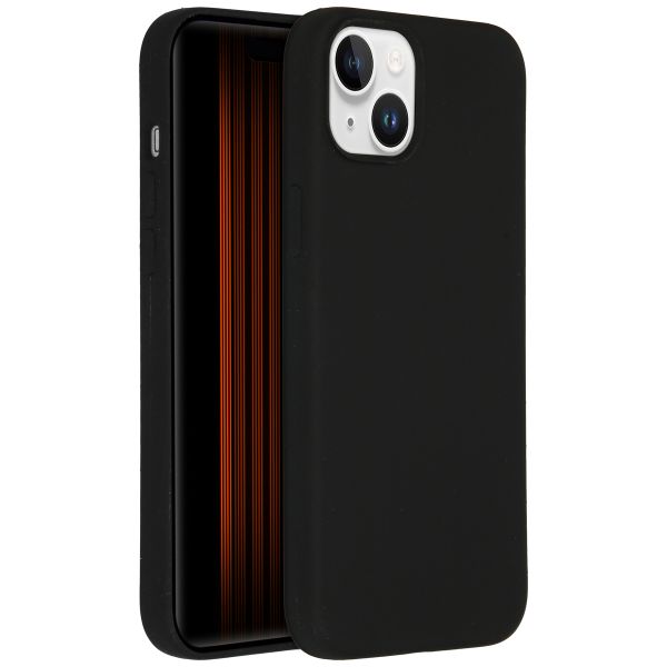 Accezz Liquid Silikoncase mit MagSafe für das iPhone 15 Plus - Schwarz