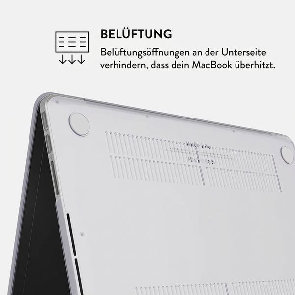 Burga Hardshell Hülle Apple MacBook Air 13 Zoll (2022 / 2024 M3 / 2025 M4 / 2026 M5) - Strawberry Jam