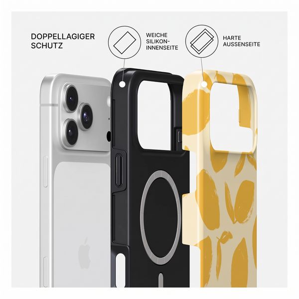 Burga Tough Back Cover MagSafe Apple iPhone 18 Pro - Lemon Tart
