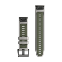 Garmin QuickFit® Silikonarmband -   Garmin 22 mm Anschluss - Fog Gray / Moss