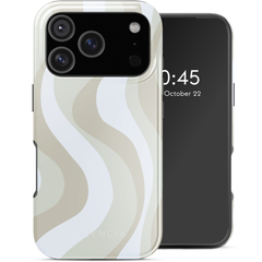 Selencia Vivid Rückabdeckung mit MagSafe Apple iPhone 17 Pro - Desert Waves Beige