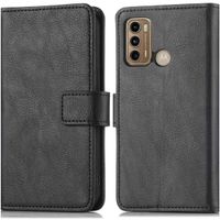 imoshion Luxuriöse Klapphülle Motorola Moto G60 - Schwarz