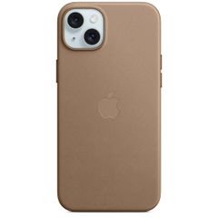 Apple FineWoven Back Cover MagSafe für das Apple iPhone 15 Plus - Taupe