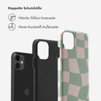 Selencia Vivid Tough Back Cover für das iPhone 11 - Groovy Sage Green