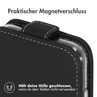 Accezz Flip Case Apple iPhone SE (2022 / 2020) / 8 / 7 - Schwarz