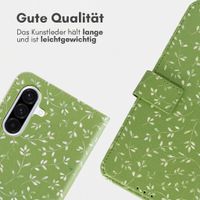 imoshion Design Klapphülle Samsung Galaxy A26 - Green Flowers