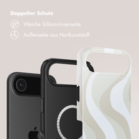 Selencia Vivid Rückabdeckung mit MagSafe Apple iPhone Air - Desert Waves Beige