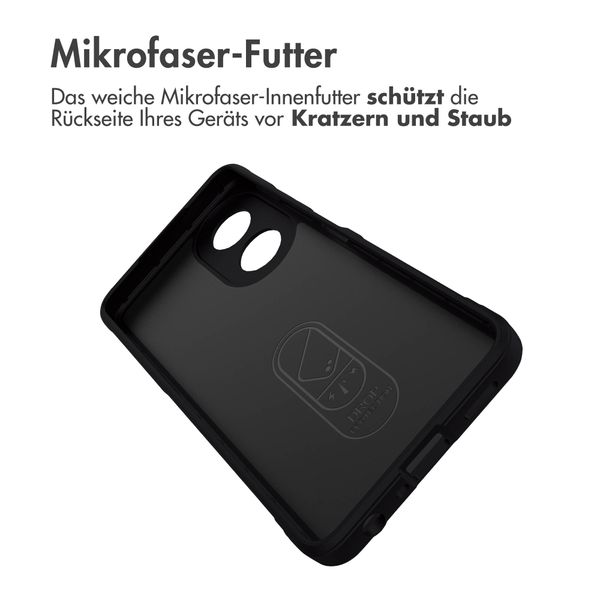 imoshion EasyGrip Back Cover für das Oppo A58 (4G) - Schwarz