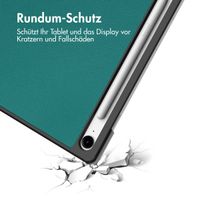 imoshion Trifold Klapphülle Samsung Galaxy Tab S10 FE Plus - Dunkelgrün