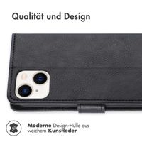 imoshion Luxuriöse Klapphülle Apple iPhone 15 - Schwarz