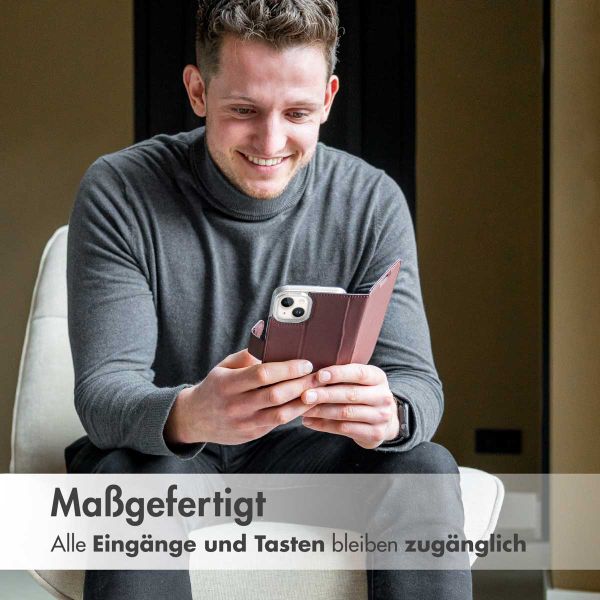 Accezz Wallet TPU Klapphülle Samsung Galaxy S23 Plus - Braun