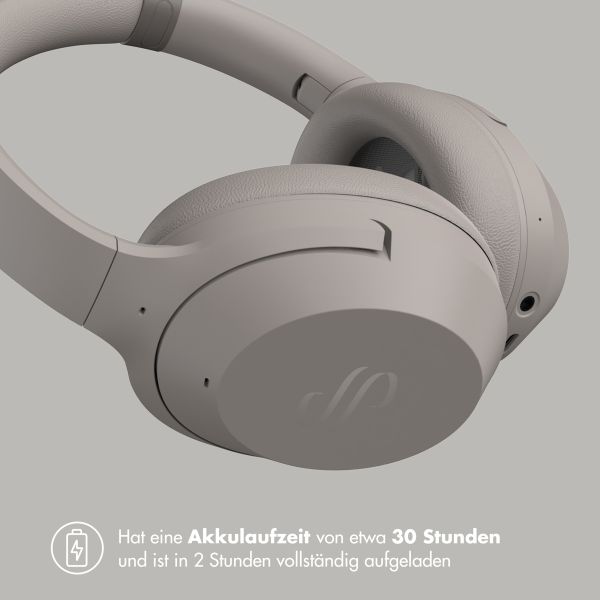 Selencia Urban Play Wireless Bluetooth Kopfhörer - Drahtloser Over-Ear Kopfhörer - mit Active Noise Cancelling - Cosy Grey