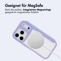 imoshion Transparente Bookcase mit MagSafe Apple iPhone 17 Pro - Lila