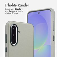 Accezz MagSafe Leather Backcover Samsung Galaxy A36 / A56 - Light Grey