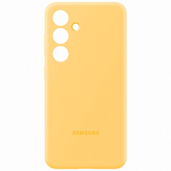 Samsung Original Silikon Cover für das Galaxy S24 - Yellow