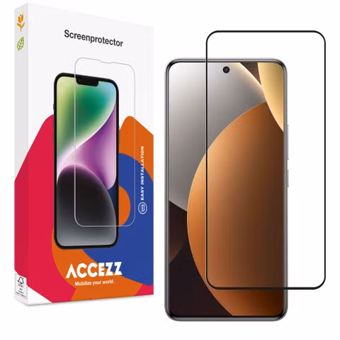 Accezz Full Cover Screen Protector aus gehärtetem Glas Xiaomi Redmi Note 15 Pro (4G)