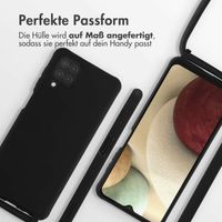 imoshion SilikonHülle mit Band Samsung Galaxy A12 - Schwarz