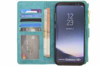 Türkise luxuriöse Portemonnaie-Klapphülle für das Samsung Galaxy S8 Plus