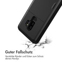 imoshion Backcover mit Kartenfach Samsung Galaxy S9 Plus - Schwarz