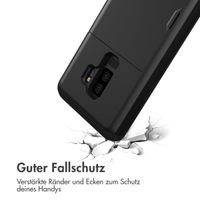 imoshion Backcover mit Kartenfach für das Samsung Galaxy S9 Plus - Schwarz