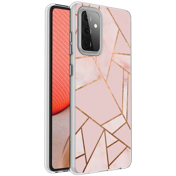 imoshion Design Hülle für das Samsung Galaxy A72 - Pink Graphic