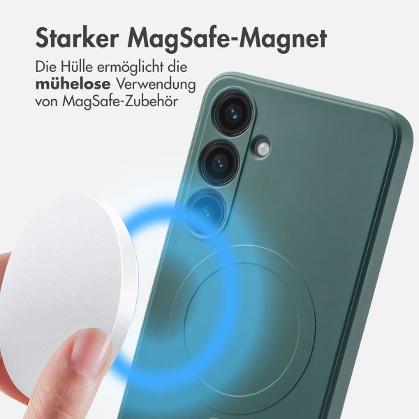 imoshion Color Back Cover mit MagSafe Samsung Galaxy S24 Plus - Dunkelgrün