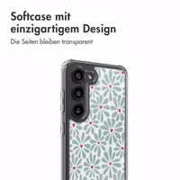 imoshion Design Hülle Samsung Galaxy S23 - Bloom Love Sage Green
