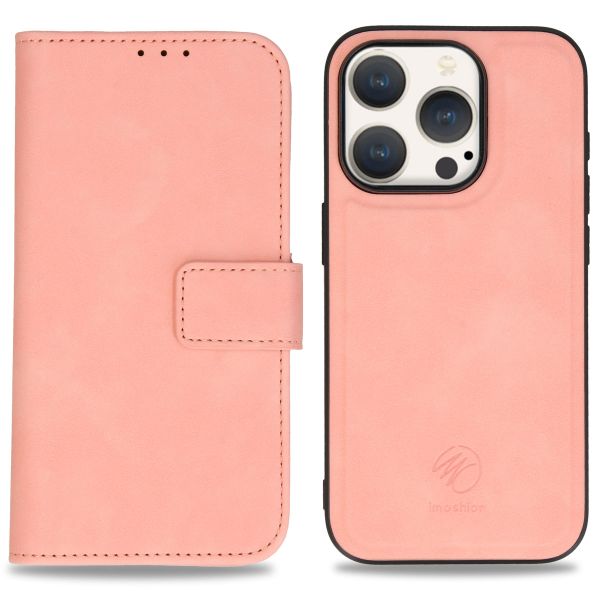 imoshion Entfernbare 2-1 Luxus Klapphülle für das iPhone 15 Pro - Rosa