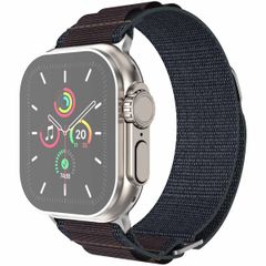 imoshion Nylon-Armband Alpine für die Apple Watch Series 1 bis 10 / SE / Ultra (2) (44/45/46/49 mm) - Indigo